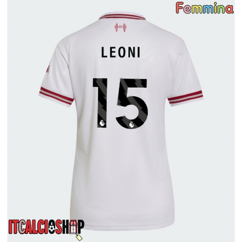 Liverpool Giovanni Leoni #15 Seconda Maglia Femmina 2026-27 Manica Corta